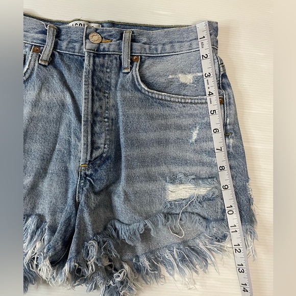 AGOLDE Parker Vintage cut off short Size 25 Light Wash - Picture 5 of 8